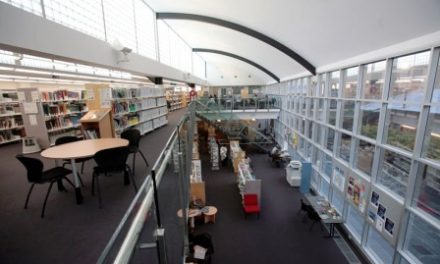 Urdu section at Auburn Library