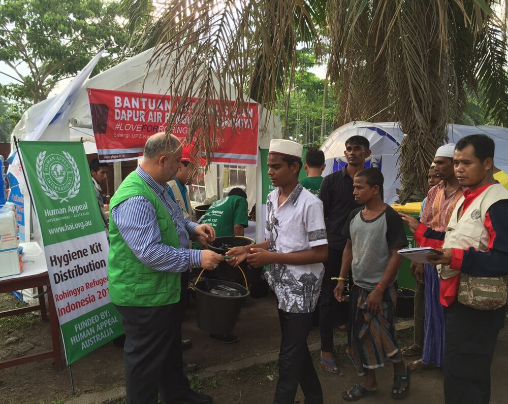 Human Appeal International Australia provides aid to Rohingyan refugees