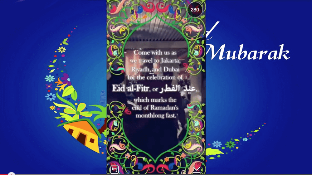 Eid Ul Fitr Around the World on Snapchat