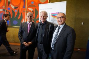 The Hon John Ajaka MP, Rev Bill Crews, Mr Hakan Harman 