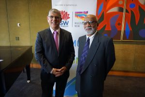 The Hon John Ajaka MP and Prof Jamil Farooqui 