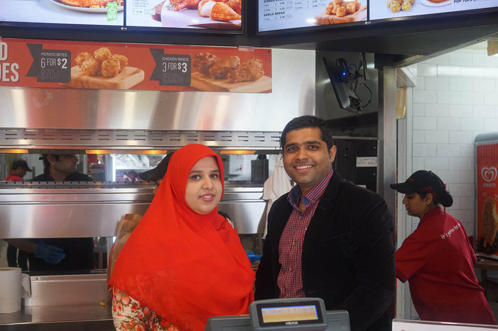 Enterprising couple on road to business success