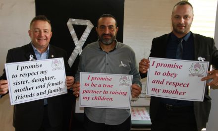 Draw the Line on White Ribbon Day