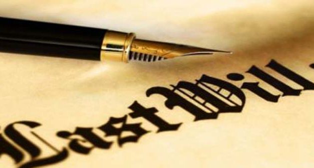 Making your Will, a must for all