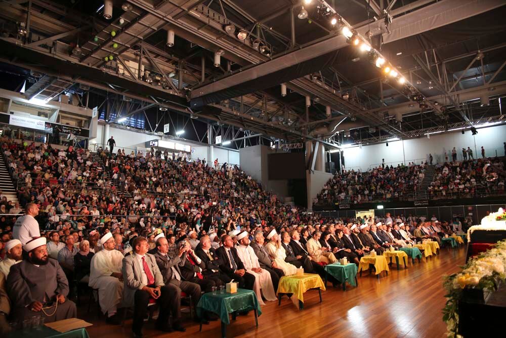 Crowds in their hundreds came to the event for the concert.