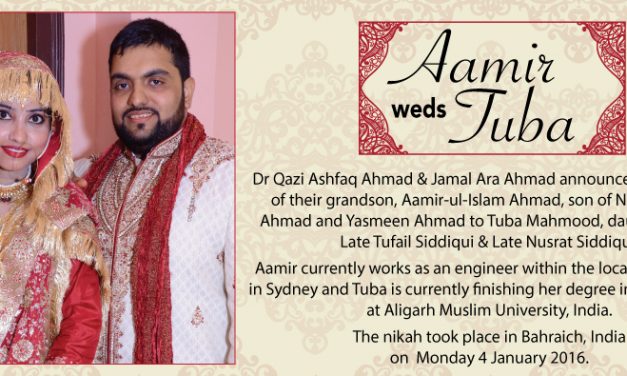 Aamir weds Tuba
