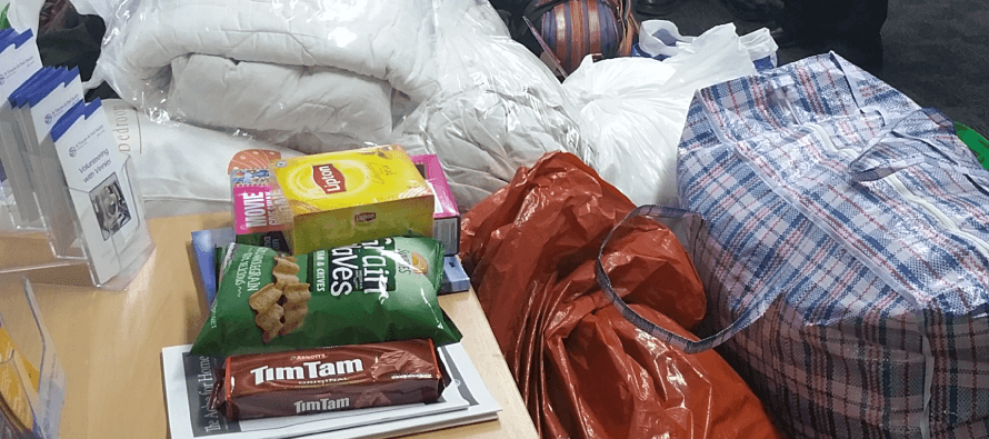 Canberra’s Muslims collect for the homeless