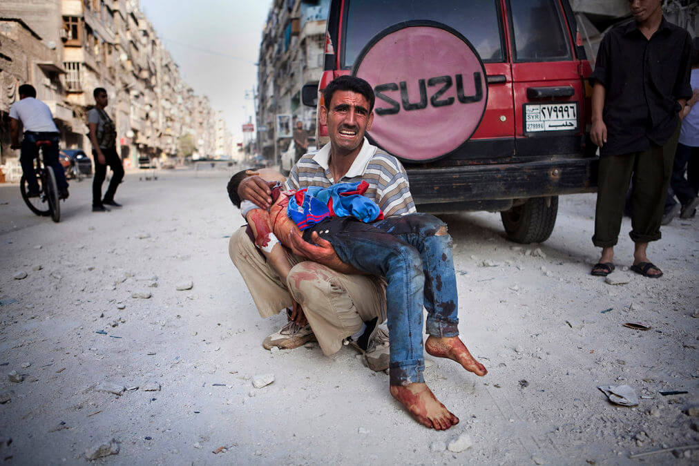 The Aleppo is drenched in blood!