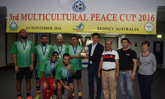 Iraqi Team wins Multicultural Peace Cup