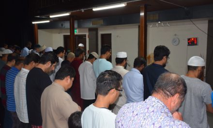 First Juma at Armadale Mosque