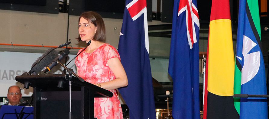 New Premier of NSW makes her mark on Australia Day
