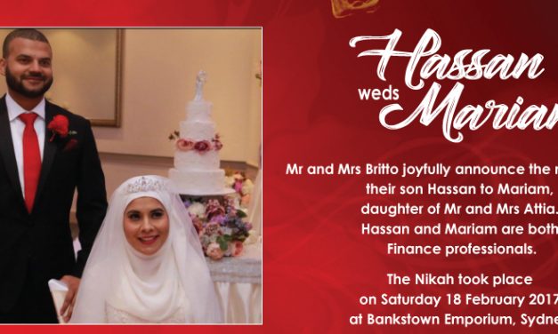 Hassan weds Mariam