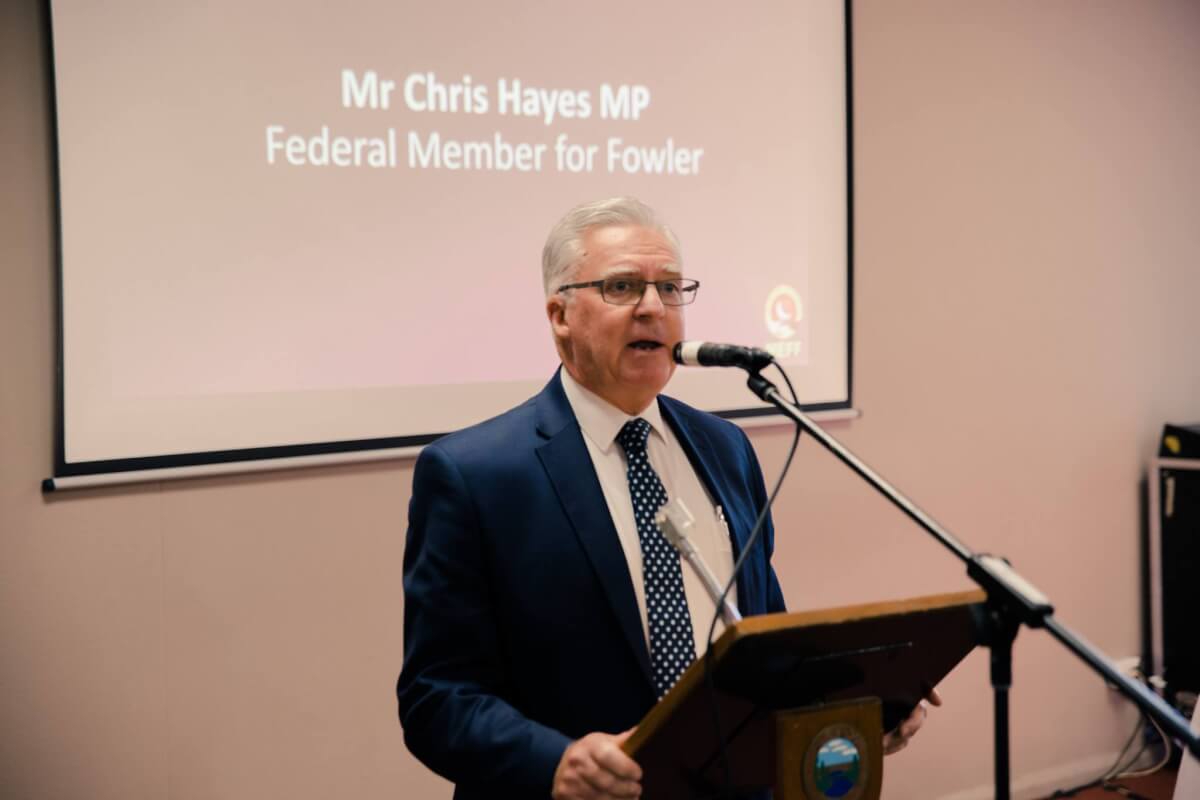 Chris Hayes’ praise for MEFF in Parliament