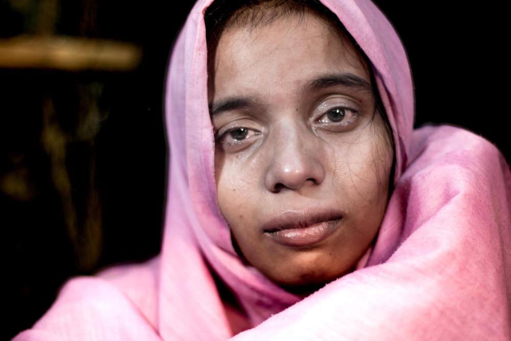 The suffering of Rohingya refugees