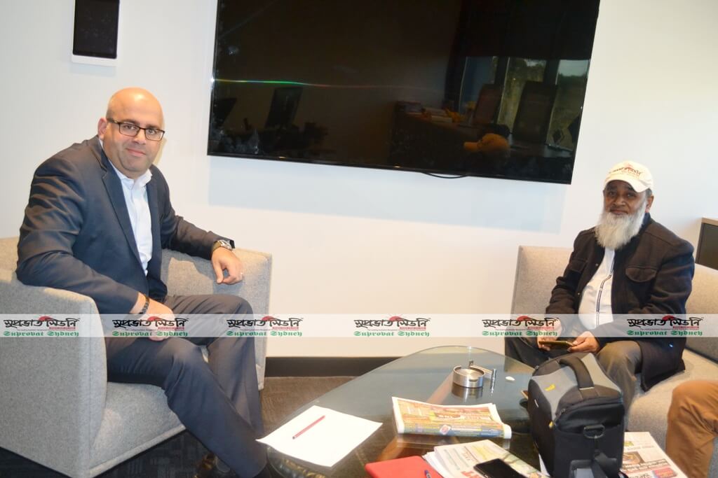 Suprovat Sydney Team meets Canterbury-Bankstown Mayor