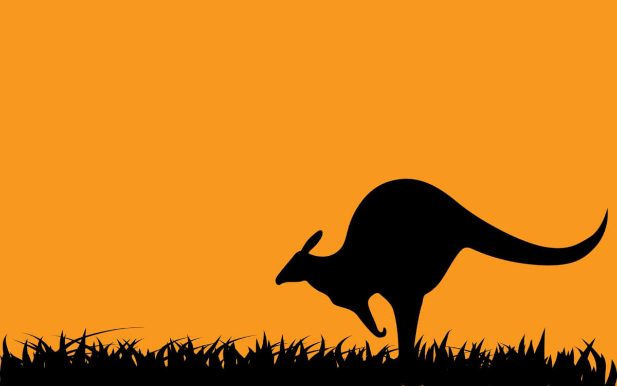 The kangaroo says: “I am Australian”