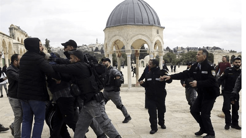 Palestinians pray in long-closed part of Al-Aqsa in Jerusalem