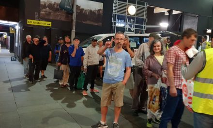 IFAM-Charity Australia food stall for the homeless