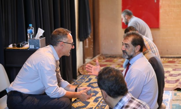 Greens Leader’s speaks at Granville Friday Prayer