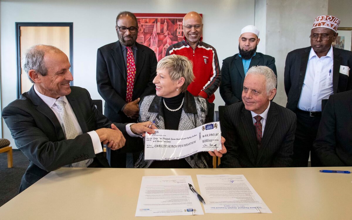 Jewish support for Christchurch victims