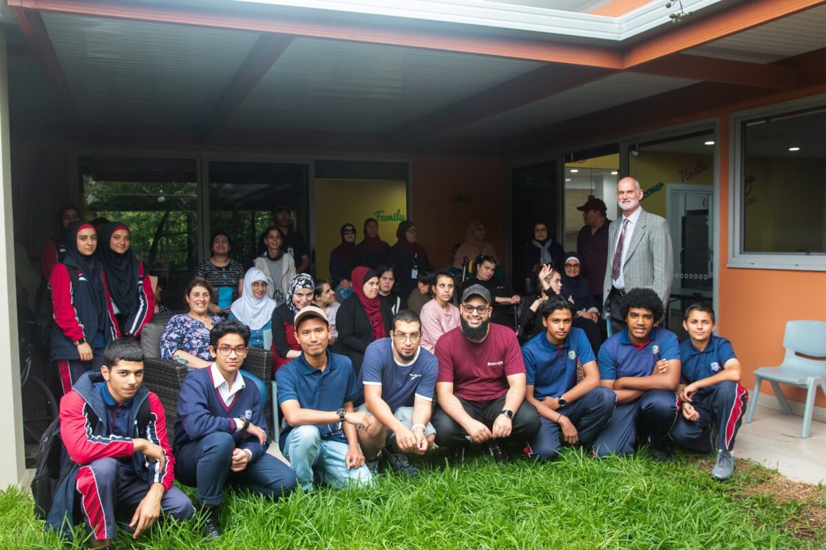 Youth giving back to community