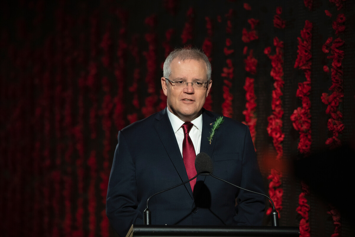 Australia remembers from home with historic Anzac Day service
