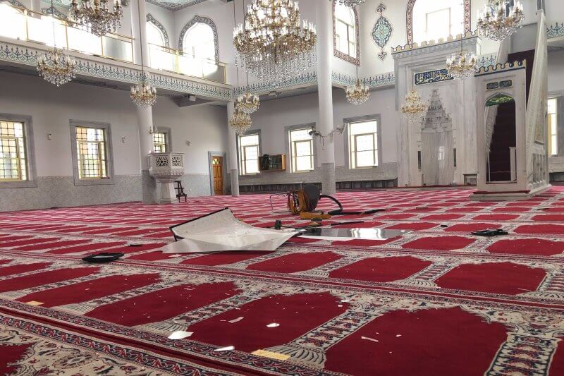 Community support after Gallipoli mosque vandalised