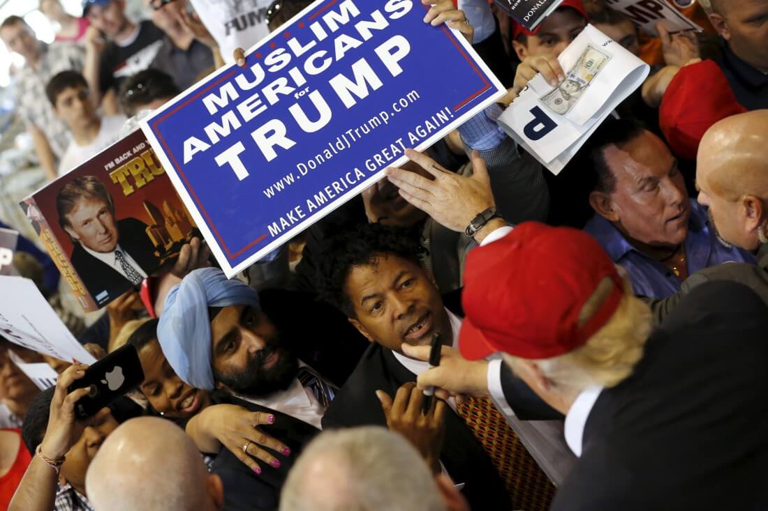 The religious supporters and opponents of Donald Trump
