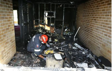 Burnt Mosque on 17 April 2015