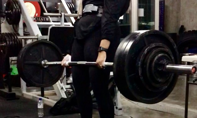 Nadra sets Australian record in power lifting