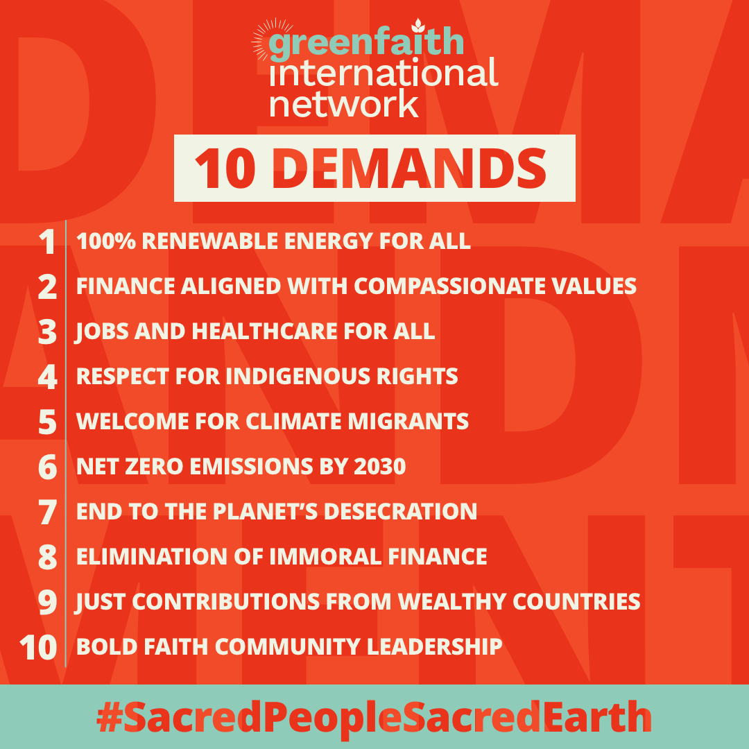 Sacred People, Sacred Earth: A Year of Climate Action