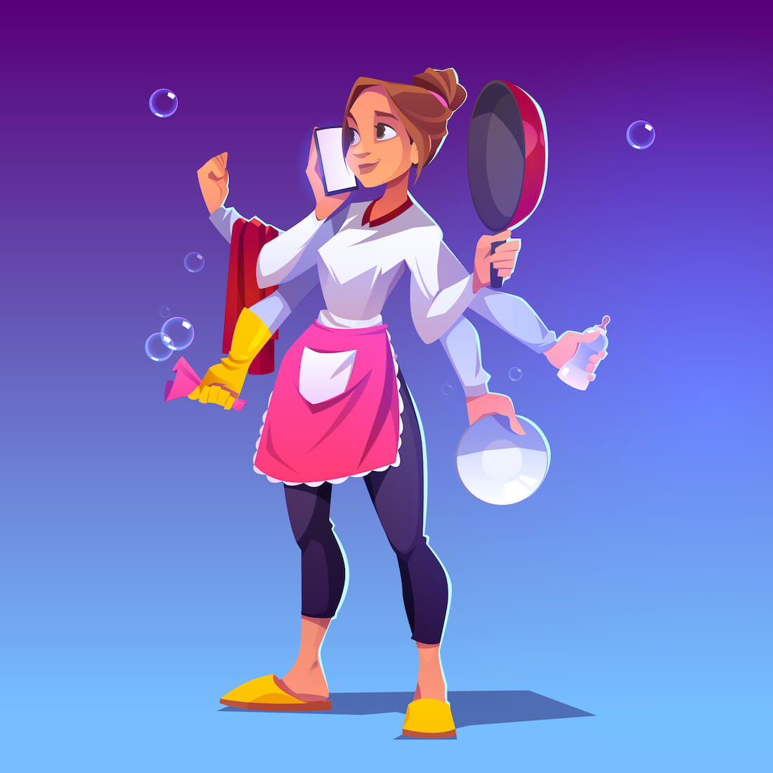 A housewife in our modern societies