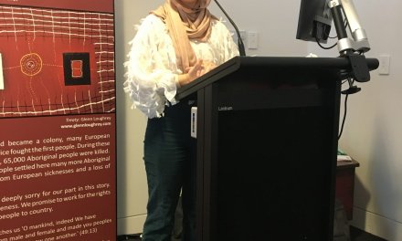 Hijabi ballerina at IMA’s Women’s Morning Tea