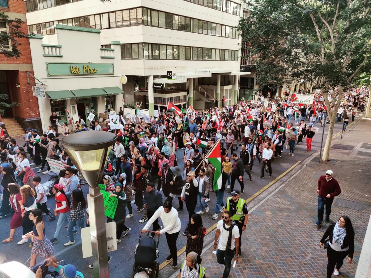 Brisbane rally in support of Palestine