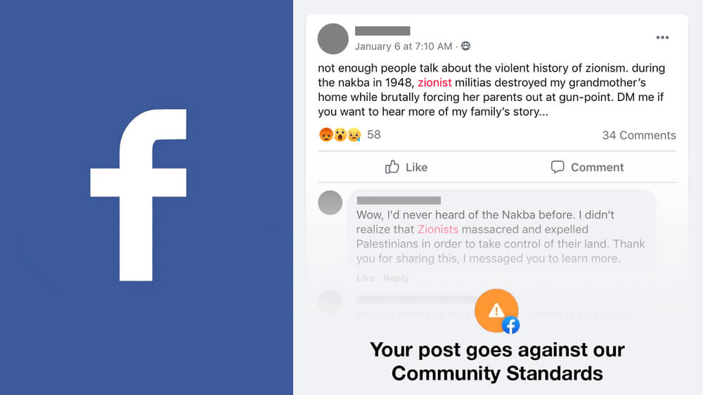 Palestine on social media: Facebook bias exposed