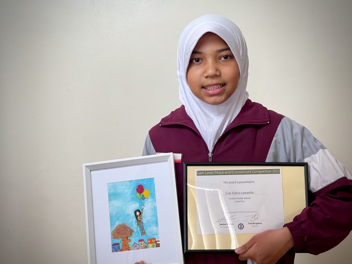 Adzra wins Sam Lewis Peace Award