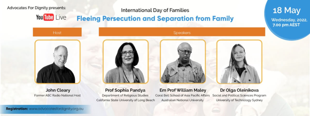 International Day of Families: Fleeing persecution, and separation from family