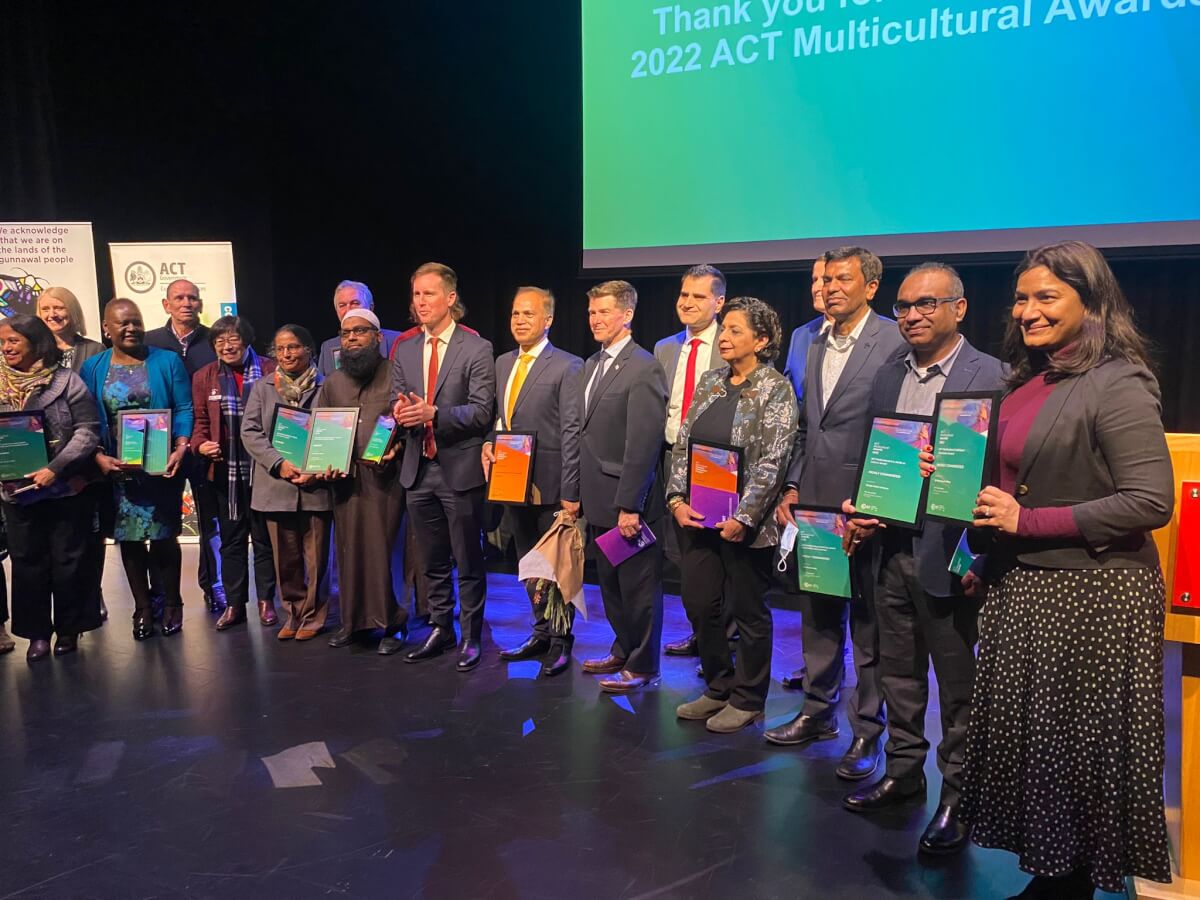 Muslims recognised at ACT Multicultural Awards