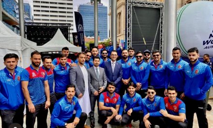 Reception for Afghan cricket team in Perth