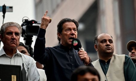 Imran Khan back on the road after surviving assassination attempt