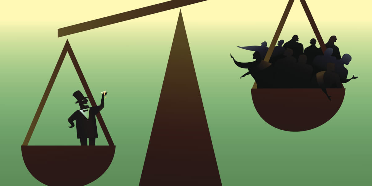 Inequality: The violence of greed