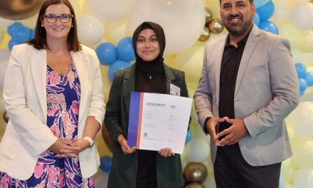 Minister of Education acknowledges Daniya Syed’s talent and hard work for HSC showcase