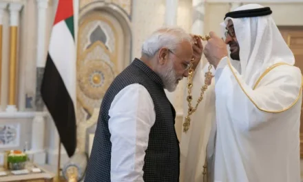 Modi showered with awards despite poor record at home
