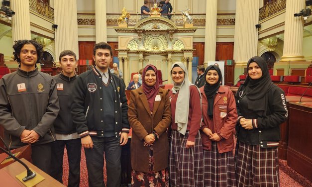 Al Siraat College seniors shine at “My Vote My Voice 2023”