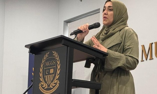 Yasmin Mogahed speaks at Muslim Girls Grammar
