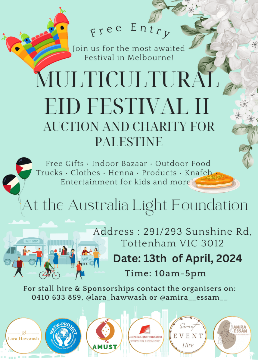 The Multicultural Eid Festival: Showcasing solidarity for Palestine.