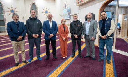 Senator Fatima Payman visits Lakemba Mosque