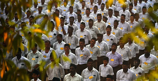How Narendra Modi’s cult of personality was formed by a powerful Hindu nationalist group with a dark history