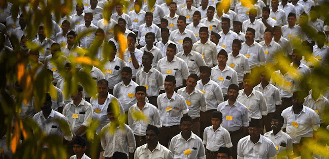How Narendra Modi’s cult of personality was formed by a powerful Hindu nationalist group with a dark history