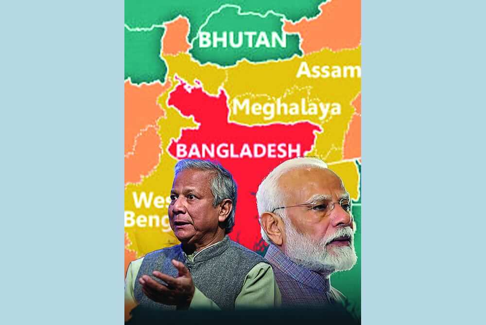 India blames dragons breathing around its neighbours, particularly Bangladesh